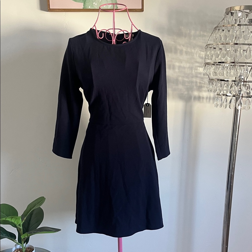 Elegant Blue Navy Dress